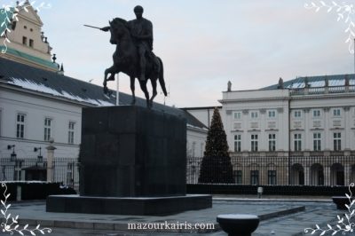ポーランド旅行ワルシャワ観光新世界通りクリスマスイルミネーション