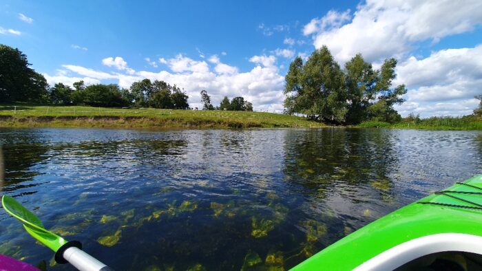 マズーリ地方クルティンカヤックポーランド夏休みヨーロッパの田舎の風景